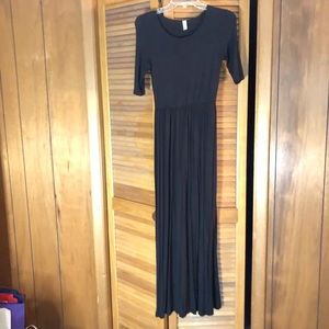 82 Days long black dress